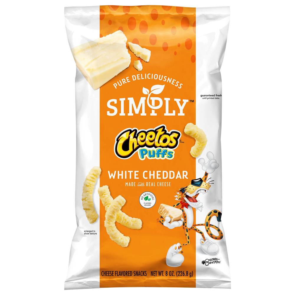 Cheetos Simply Puffs Snacks (white cheddar cheese)