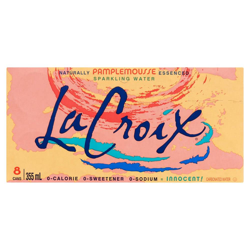 LaCroix Grapefruit Sparkling Water (8x355 ml)