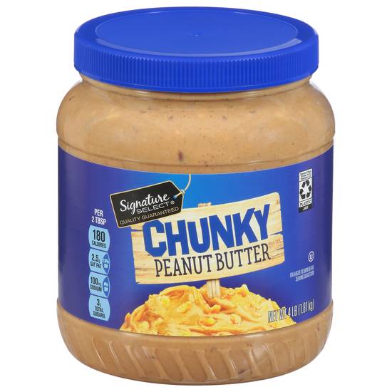Signature Select Chunky Peanut Butter (64 oz)