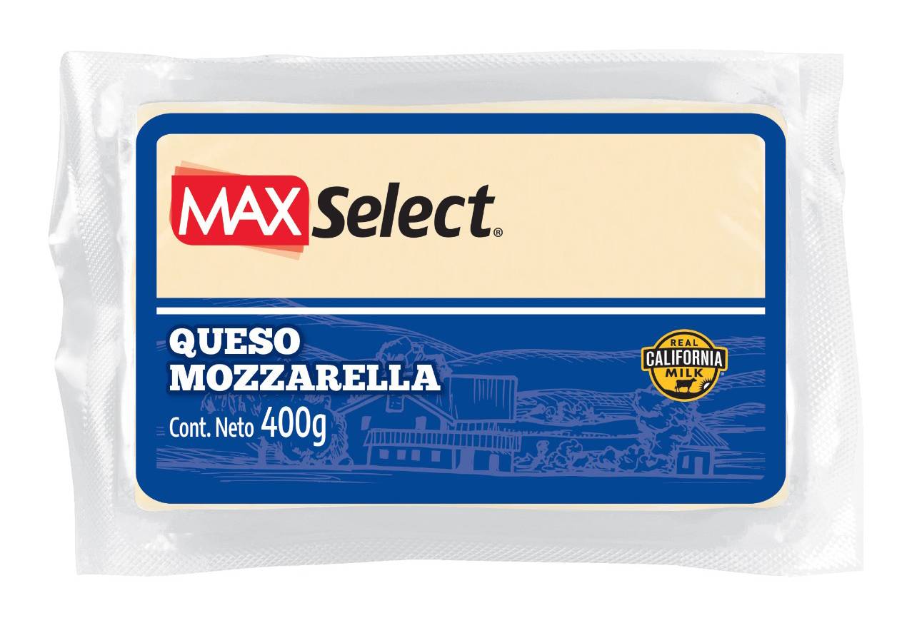 Max Select · Queso mozzarella (400 g)