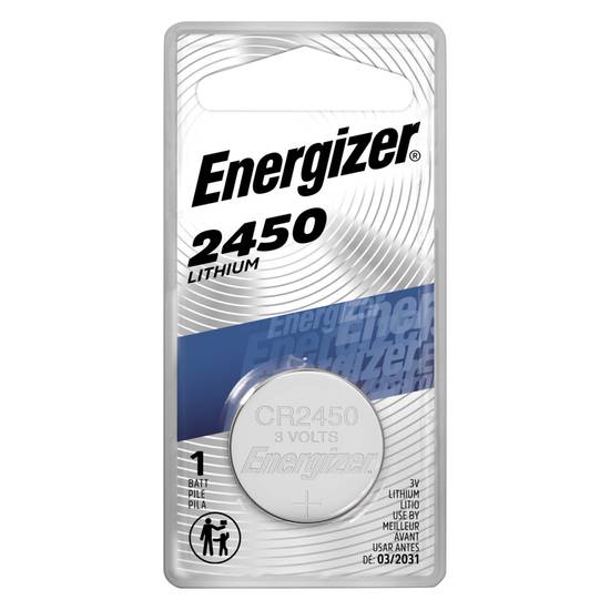 Energizer 3 Volts 2450 Lithium Battery