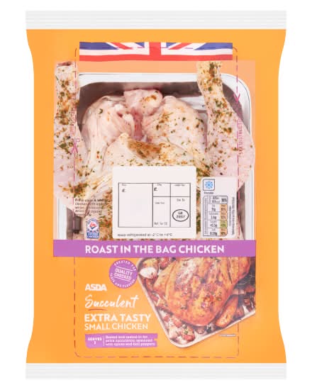 ASDA Succulent Extra Tasty Small Chicken (1.25kg)