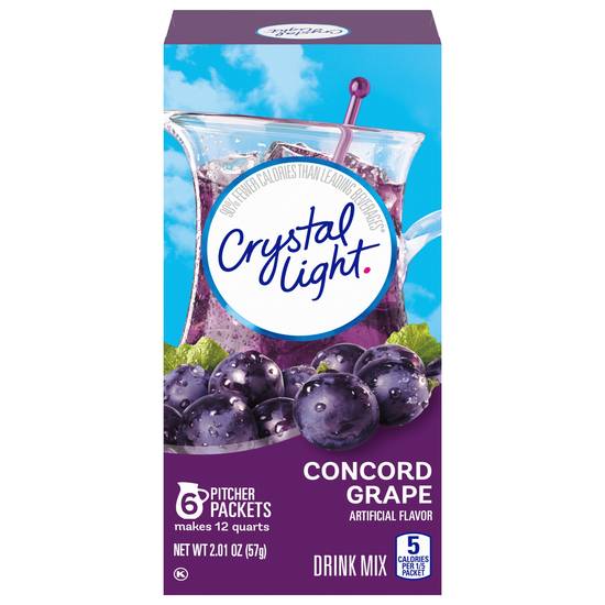 Crystal Light Concord Drink Mix (6 ct, 2.01 oz) (grape)