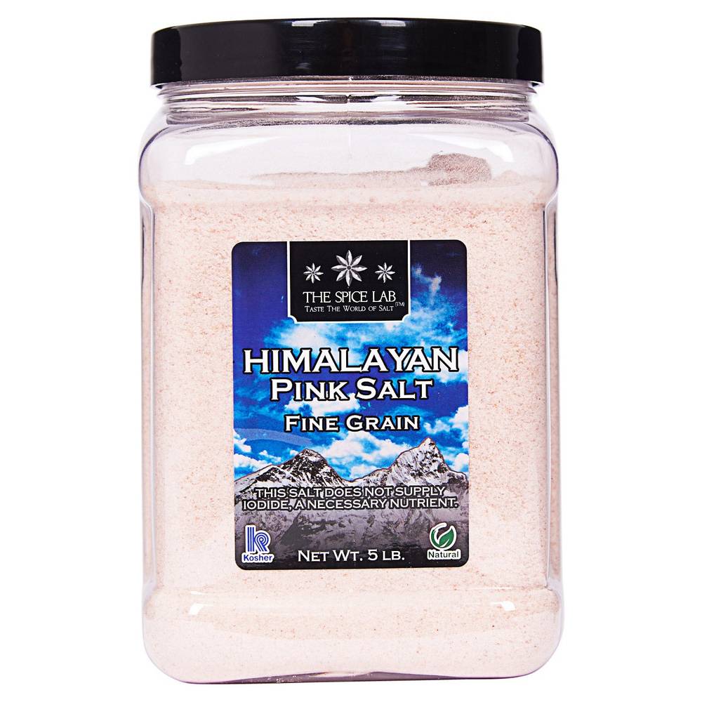 The Spice Lab Himalayan Fine Grain Pink Salt (5 lbs)