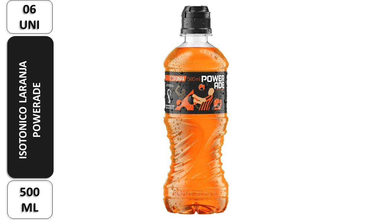 Powerade bebida isotônica sabor laranja (500 ml)
