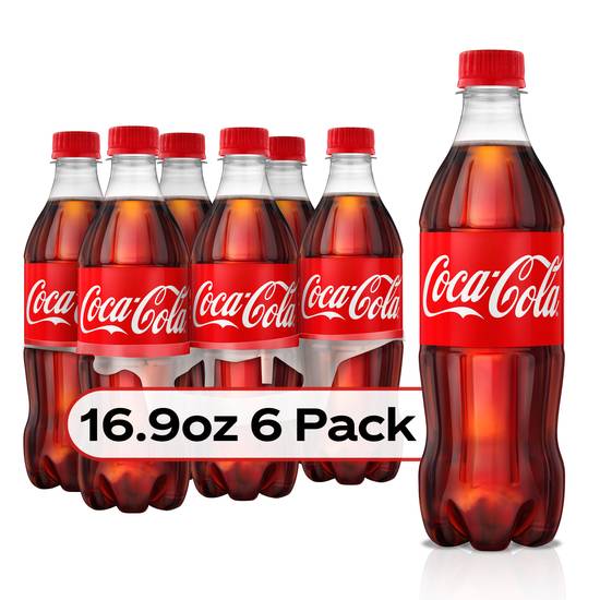 Order Coca-Cola Soda (16.9 oz x 6 ct) food online from Rite Aid store, Shawnee on bringmethat.com