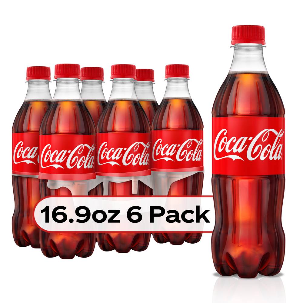 Coca-Cola Original Taste Soda (6 ct, 16.9 fl oz)