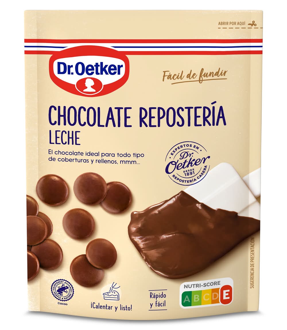 Chocolate Con Leche Para Repostería Dr. Oetker Bolsa 150 G