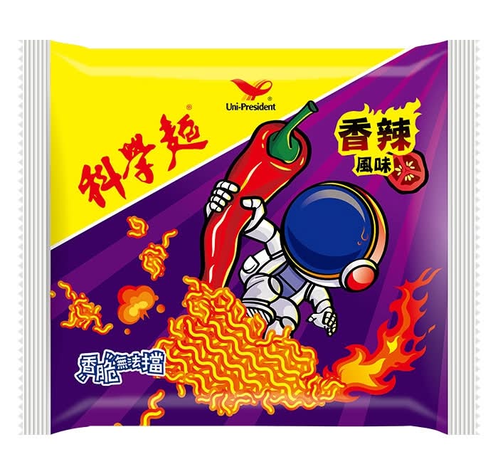 科學麵香辣風味袋
