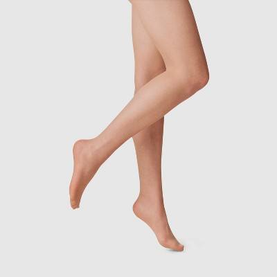 A New Day 20D Sheer Control Top Tights, Female, S, Honey Beige