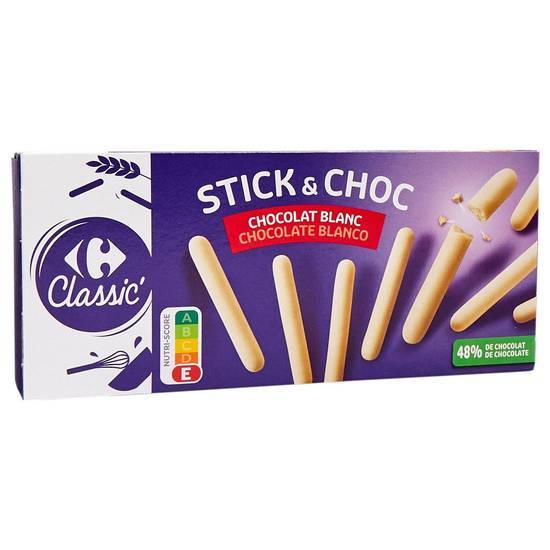 Carrefour Classic' - Biscuits enrobés (blanc/chocolat)