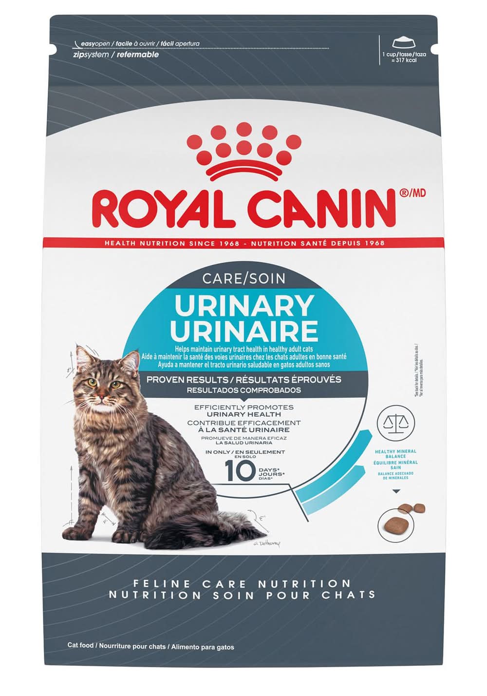 Royal Canin Feline Health Nutrition Urinary Care Adult Cat Food, 3 lb
