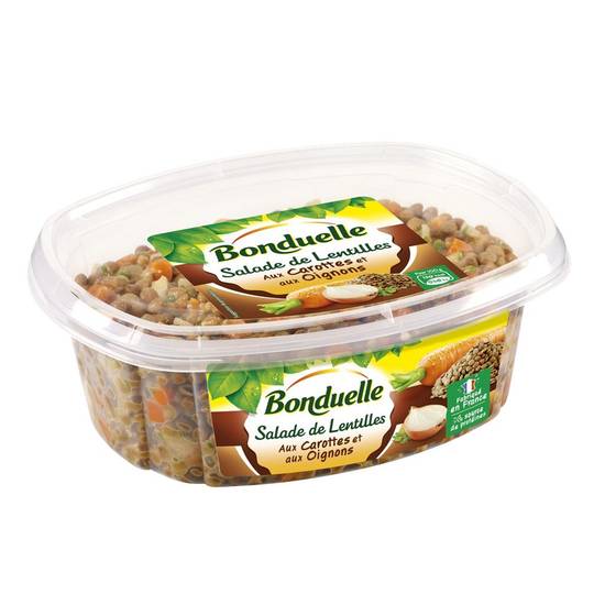 Salade lentilles carottes oignons Bonduelle 300g