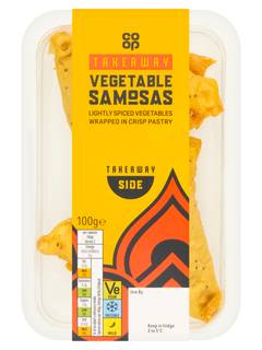Co-op Vegetable Samosas 100g