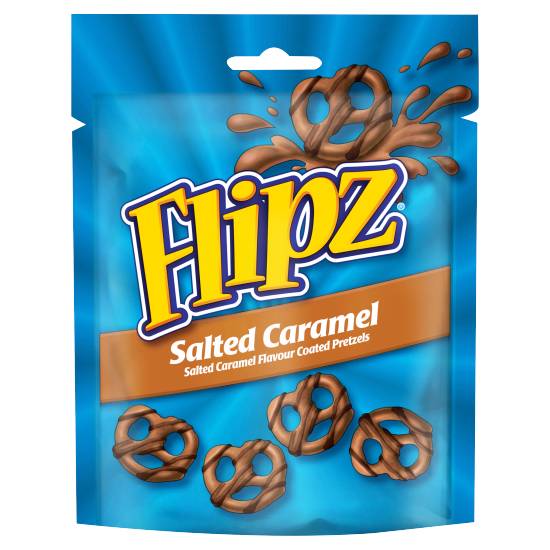 Flipz Pretzels Salted Caramel Flavour Snacks 90g