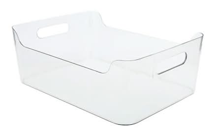 Large Plastic Storage Bin Clear