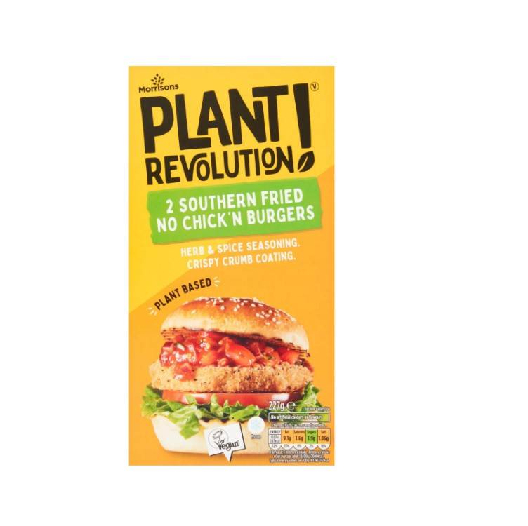 PLANT REVOLUTION SOUTHERN FRIED CHICKEN BURGER 227G