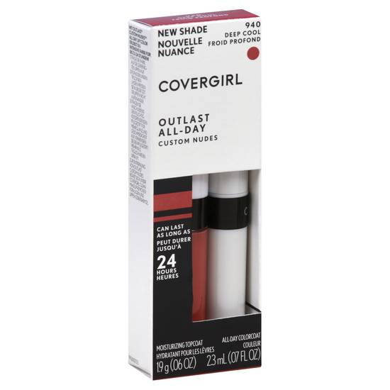 Covergirl 940 Deep Cool Topcoat Moisturing Lip Color
