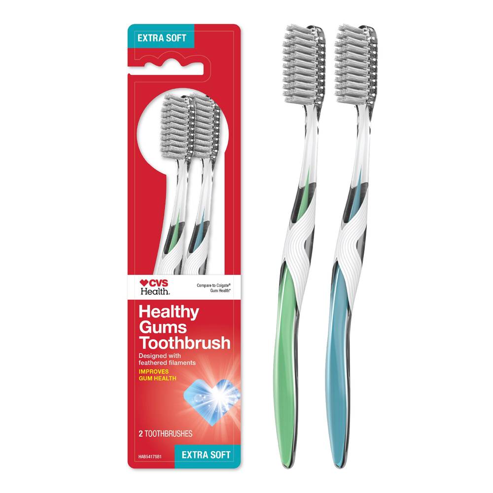 Cvs Health Extra Soft Healthy Gums Toothbrush