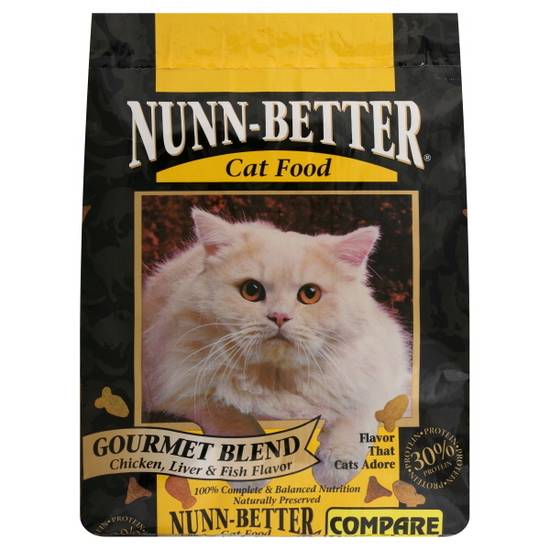 Nunn Better Gourmet Blend Cat Food chicken liver fish