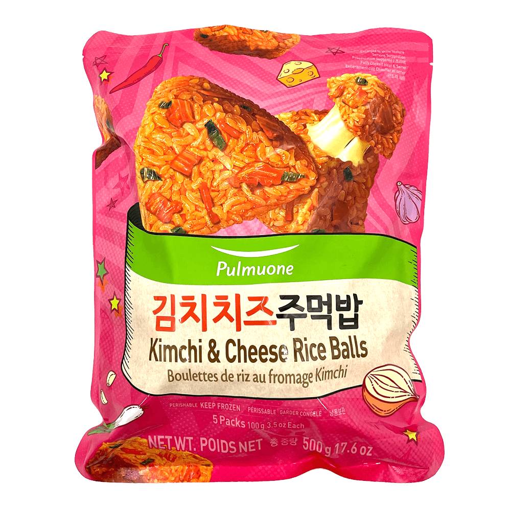 Pulmuone kimchi&cheese rice balls