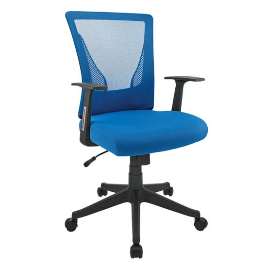 Brenton Studio Radley Mesh Low-Back Blue/Black Task Chair