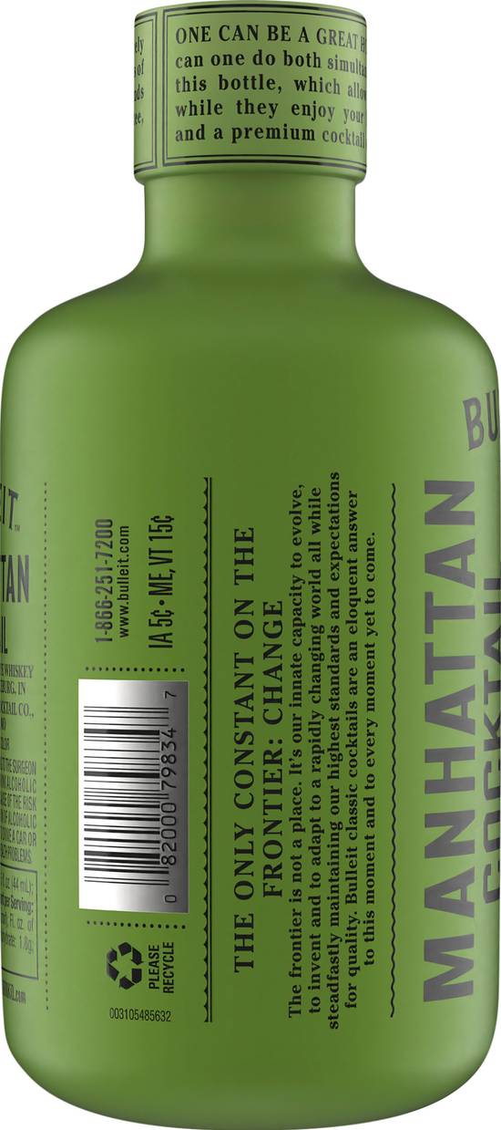 Bulleit Manhattan Cocktail (375 ml)