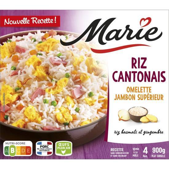 Marie - Riz à la cantonaise omelette jambon supérieur (900g)