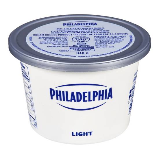 Philadelphia Plain Light Soft Cream Cheese (340 g)