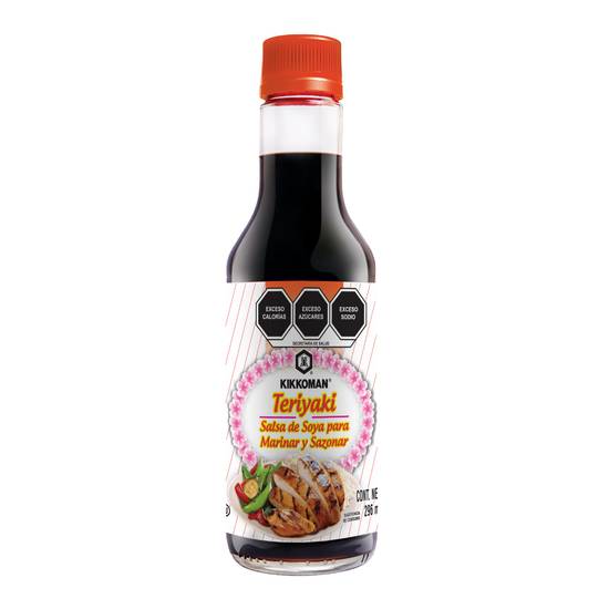 Kikkoman salsa soya teriyaki (botella 296 ml)