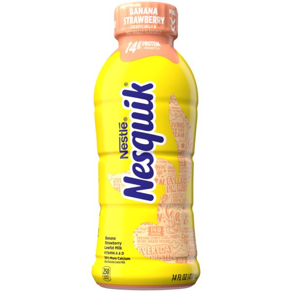 Nesquik Banana Strawberry 14oz