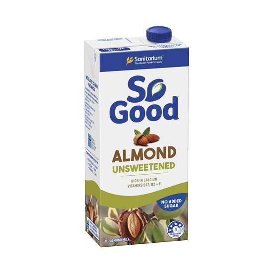 Sanitarium So Good Long Life Unsweetened Almond Milk 1L