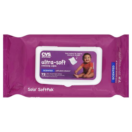 CVS Health Ultra-Soft Cleansing Wipes SoftPak, Fresh Scent, 1 Pack - CVS  Pharmacy