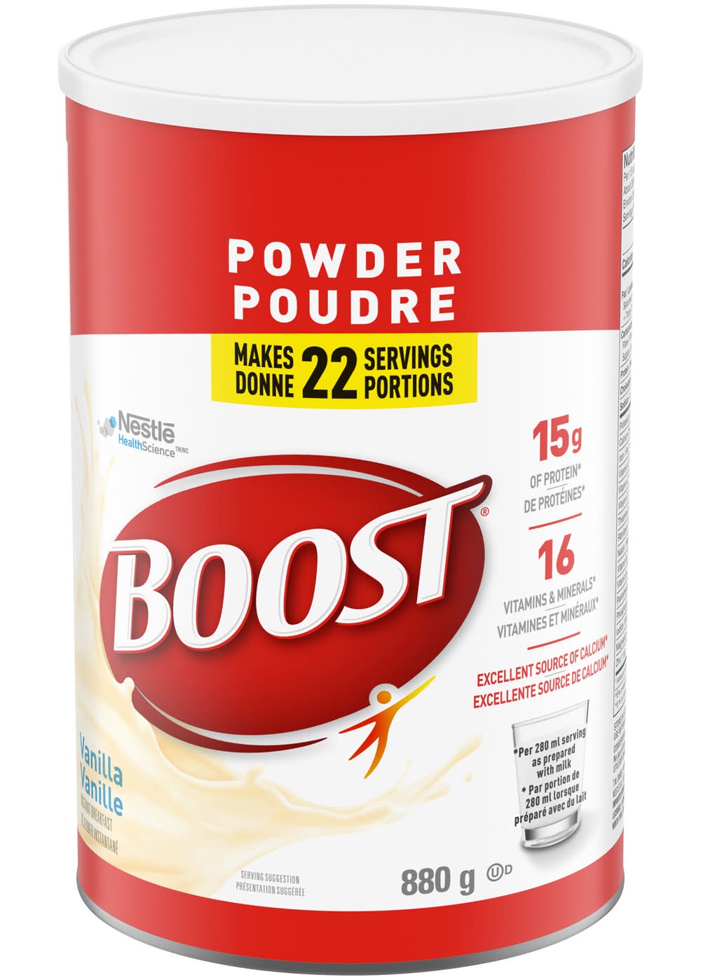 Boost Powder Instant Breakfast Drink Mix, Vanilla (880 g)