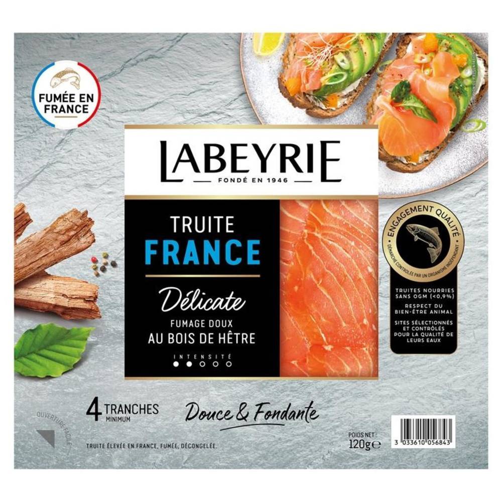 Labeyrie - Truite fumée au bois de hêtre (120g)