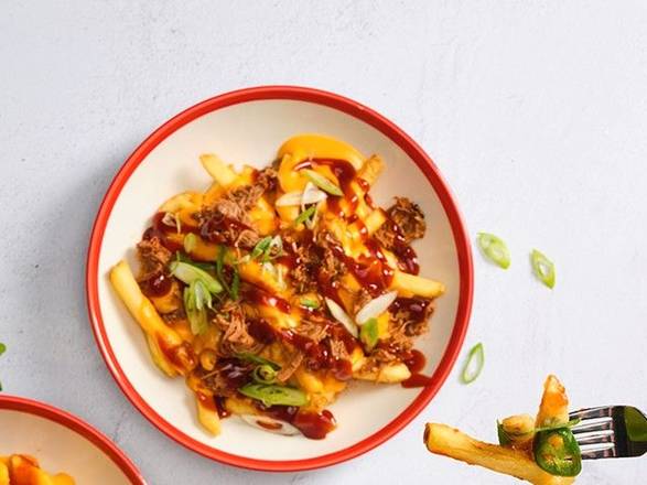 BBQ Brisket Loaded Fries