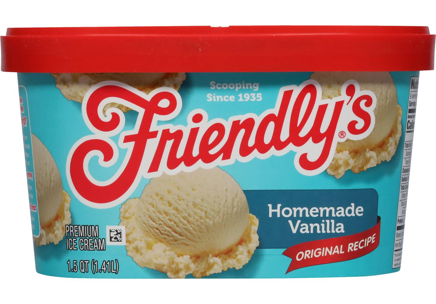 Friendly's Homemade Vanilla Premium Ice Cream (50.1 oz)