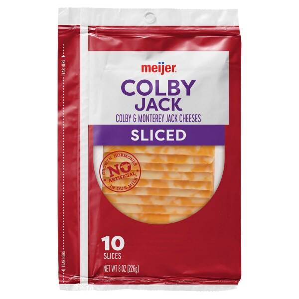 Meijer Sliced Colby Jack Cheese (8 oz)
