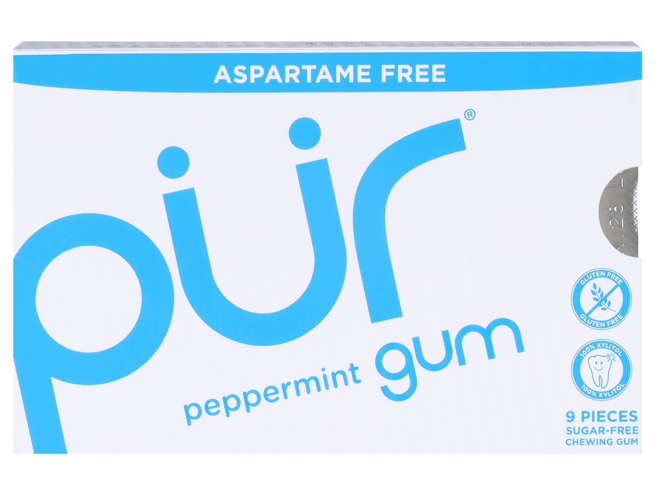 PUR Aspartame Free Peppermint Gum (1.6 oz)