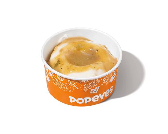 Mashed Potatoes with Cajun Gravy