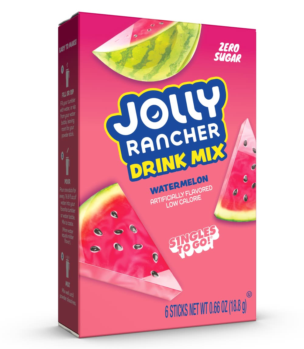 Jolly Rancher Sugar-Free Drink Mix, Watermelon (0.7 oz)