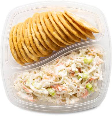 Readymeals Duo Seafood Salad W/Crackers - Ready2Eat