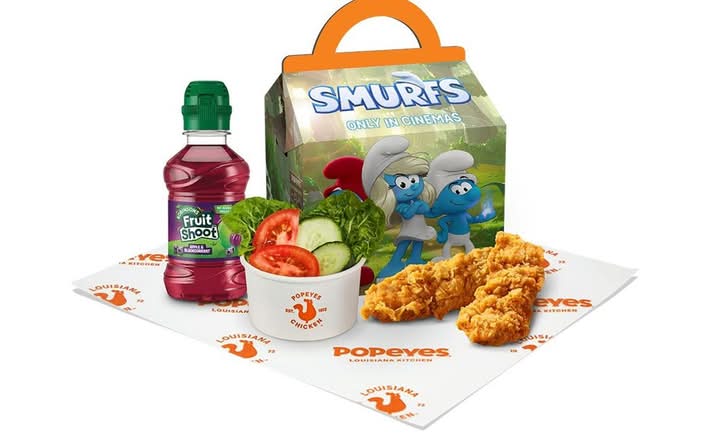 Tenders Smurfs Poppy Meal