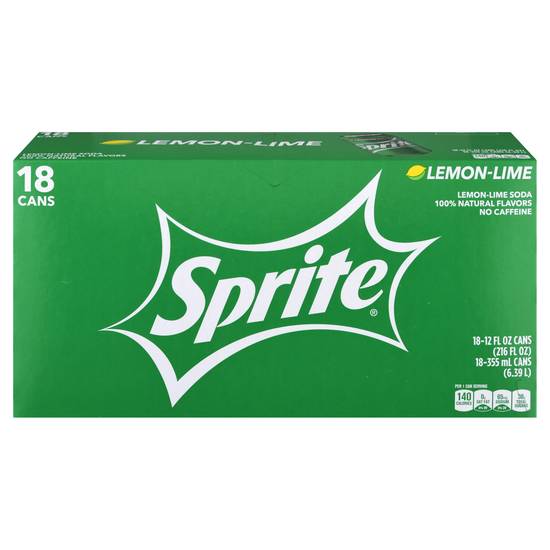 Sprite Lemon-Lime Soda (18 ct, 216 fl oz)
