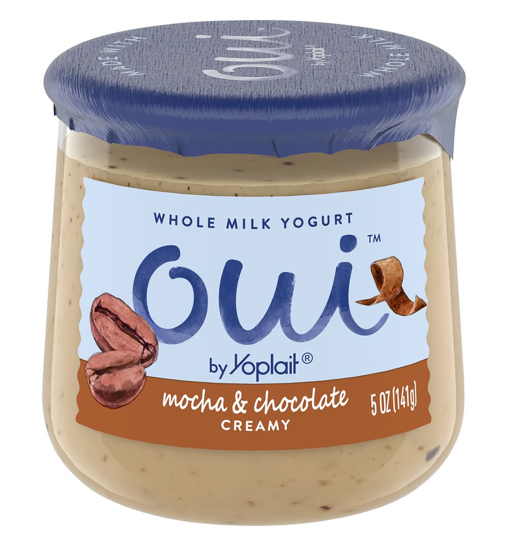 Oui Creamy Mocha and Chocolate Whole Milk Yogurt (5 oz)