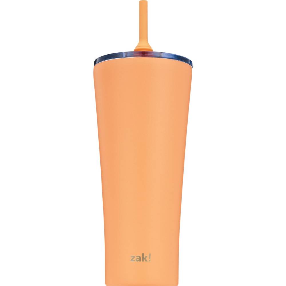 Zak! Stainless Steel Tumbler, Apricot, 30 Oz