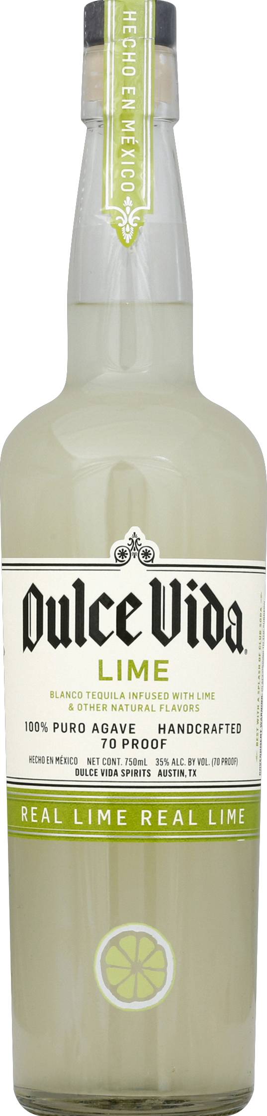 Dulce Vida Spirits Lime Tequila (750 ml)