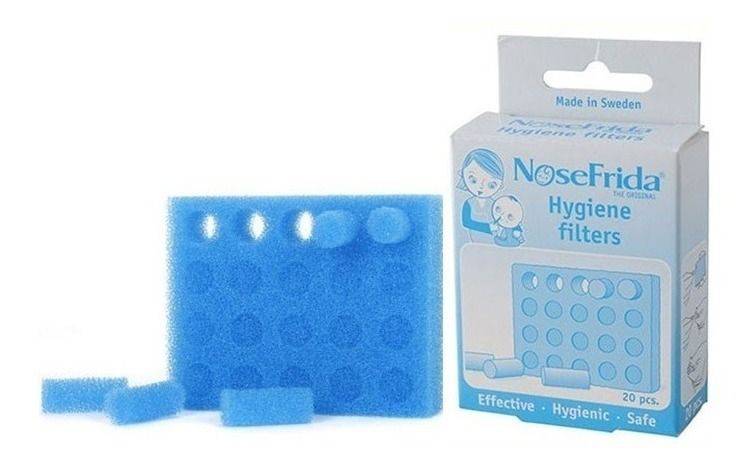 Babyedeas filtro para aspirador nasal nosefrida (20 peças)