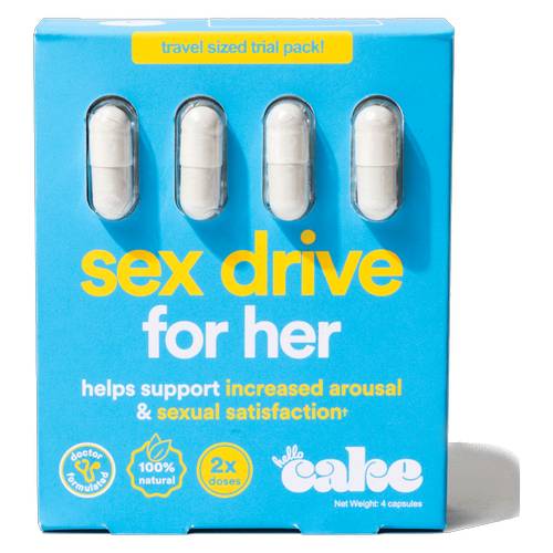 Hello Cake Sex Drive For Her Supplements (4 ct)