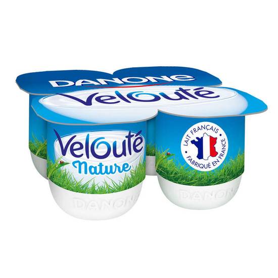 Yaourt Velouté  brassé Nature  4 pots